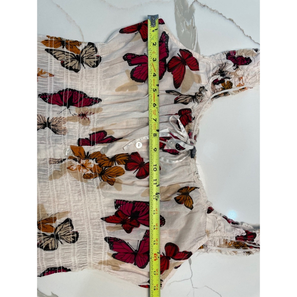 🍄50% White Midi Dress Butterfly - Picture 10 of 14